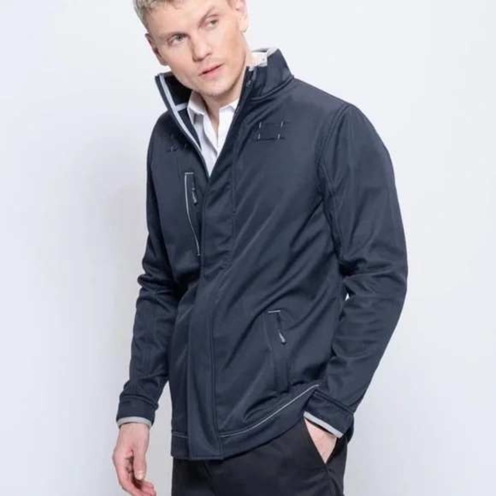 Scandia Scansurveyor Softshell Jacket Navy Blue Large New With Tags